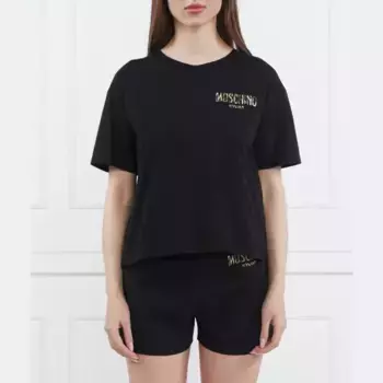 Футболка стандартного кроя Moschino, черный