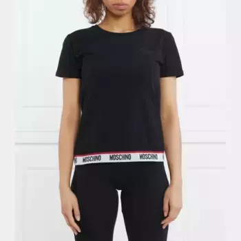 Футболка стандартного кроя Moschino, черный