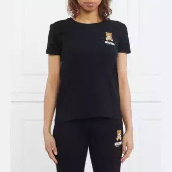 Футболка стандартного кроя Moschino, черный
