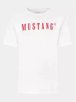 Футболка стандартного кроя Mustang, белый