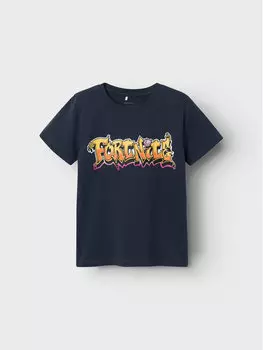 Футболка стандартного кроя Name It, синий