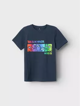 Футболка стандартного кроя Name It, синий