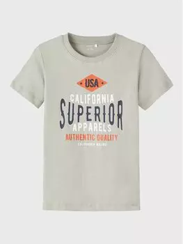 Футболка стандартного кроя Name It, зеленый