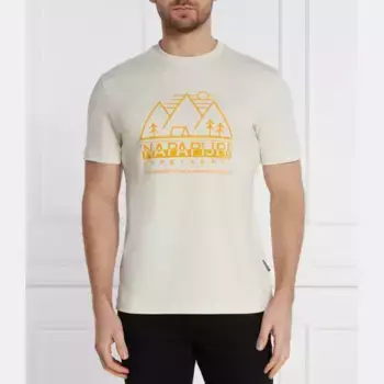Футболка стандартного кроя Napapijri, экрю