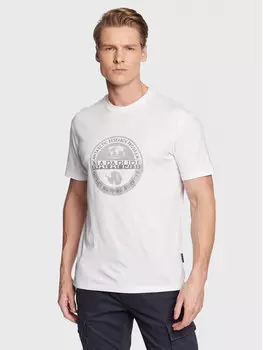 Футболка стандартного кроя Napapijri, белый