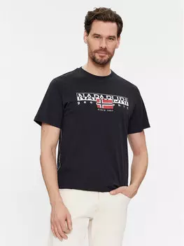 Футболка стандартного кроя Napapijri, черный