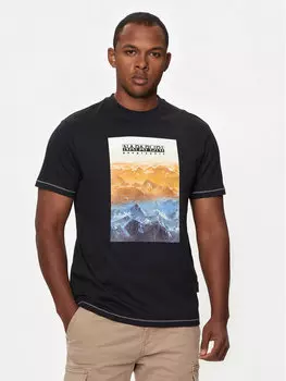 Футболка стандартного кроя Napapijri, черный