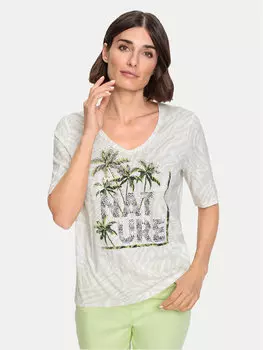 Футболка стандартного кроя Olsen, бежевый