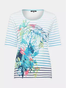 Футболка стандартного кроя Olsen, синий