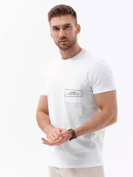 Футболка стандартного кроя Ombre, белый