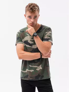 Футболка стандартного кроя Ombre, зеленый