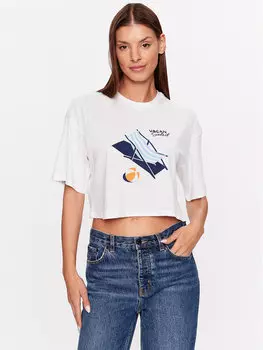 Футболка стандартного кроя Only, белый