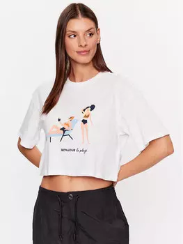Футболка стандартного кроя Only, белый