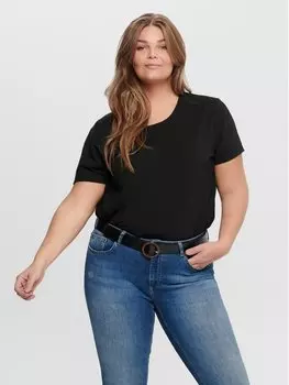 Футболка стандартного кроя Only Carmakoma, черный