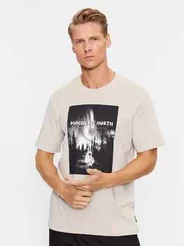 Футболка стандартного кроя Only & Sons, бежевый