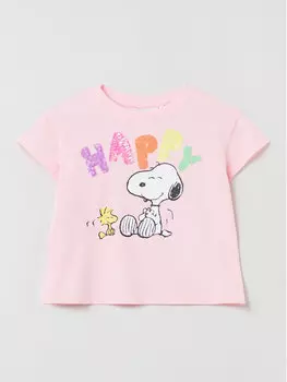 Футболка стандартного кроя Ovs, розовый