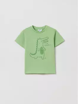 Футболка стандартного кроя Ovs, зеленый