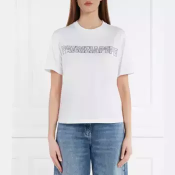 Футболка стандартного кроя Patrizia Pepe, белый