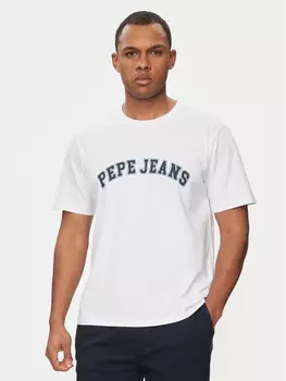Футболка стандартного кроя Pepe Jeans, экрю
