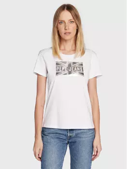 Футболка стандартного кроя Pepe Jeans, белый