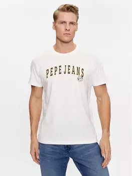 Футболка стандартного кроя Pepe Jeans, белый