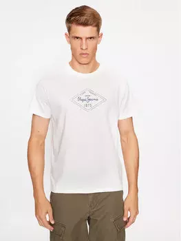 Футболка стандартного кроя Pepe Jeans, белый