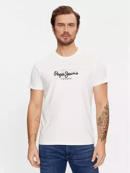 Футболка стандартного кроя Pepe Jeans, белый