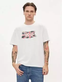 Футболка стандартного кроя Pepe Jeans, белый