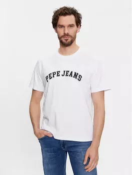Футболка стандартного кроя Pepe Jeans, белый