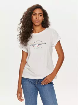 Футболка стандартного кроя Pepe Jeans, белый