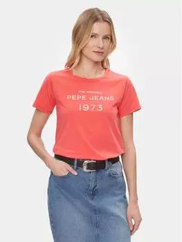 Футболка стандартного кроя Pepe Jeans, красный