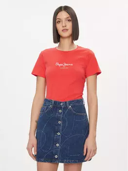 Футболка стандартного кроя Pepe Jeans, красный