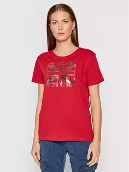 Футболка стандартного кроя Pepe Jeans, красный
