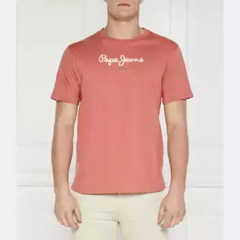 Футболка стандартного кроя Pepe Jeans London, бежевый