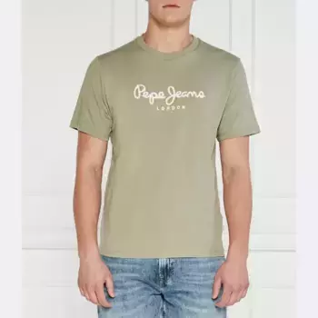 Футболка стандартного кроя Pepe Jeans London, хаки