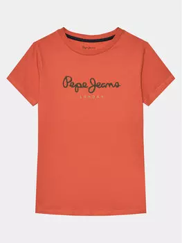 Футболка стандартного кроя Pepe Jeans, оранжевый