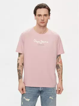 Футболка стандартного кроя Pepe Jeans, розовый