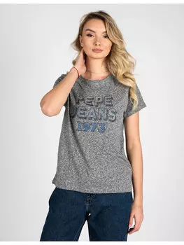 Футболка стандартного кроя Pepe Jeans, серый