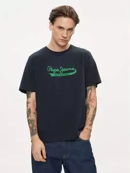 Футболка стандартного кроя Pepe Jeans, синий