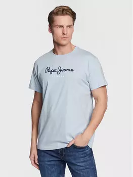 Футболка стандартного кроя Pepe Jeans, синий