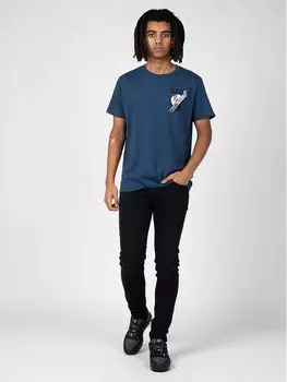 Футболка стандартного кроя Pepe Jeans, синий