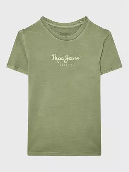 Футболка стандартного кроя Pepe Jeans, зеленый