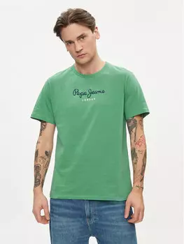 Футболка стандартного кроя Pepe Jeans, зеленый