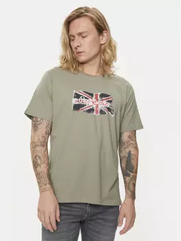 Футболка стандартного кроя Pepe Jeans, зеленый