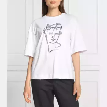 Футболка стандартного кроя Peserico, белый