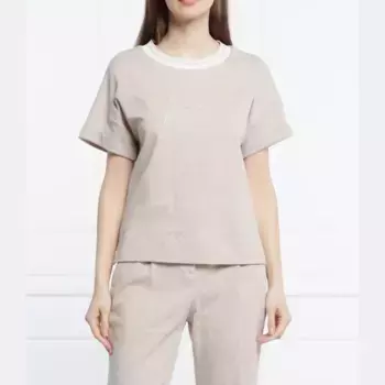 Футболка стандартного кроя Peserico, бежевый