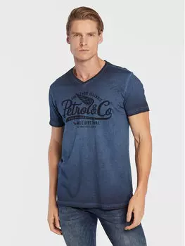 Футболка стандартного кроя Petrol Industries, синий
