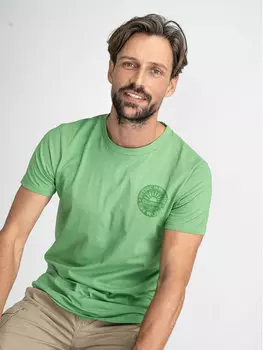 Футболка стандартного кроя Petrol Industries, зеленый