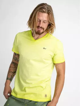 Футболка стандартного кроя Petrol Industries, желтый