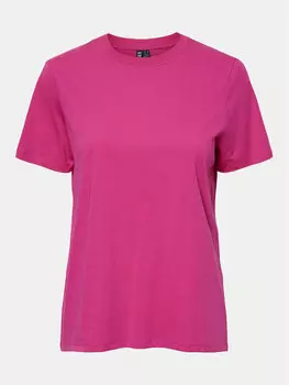 Футболка стандартного кроя Pieces, розовый